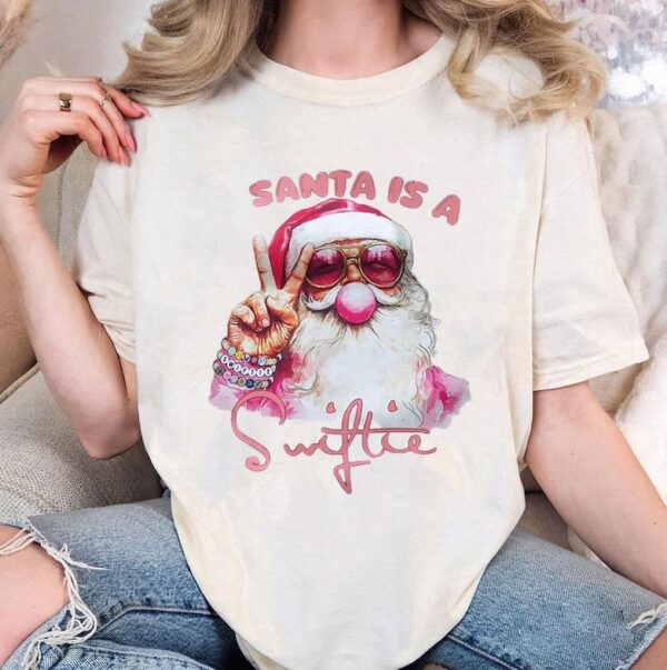 Taylor Swift Santa Is A Swiftie Christmas Sweatshirt