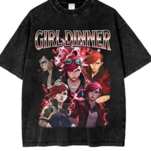 Vi Arcane League of Legends Girl Dinner Shirt