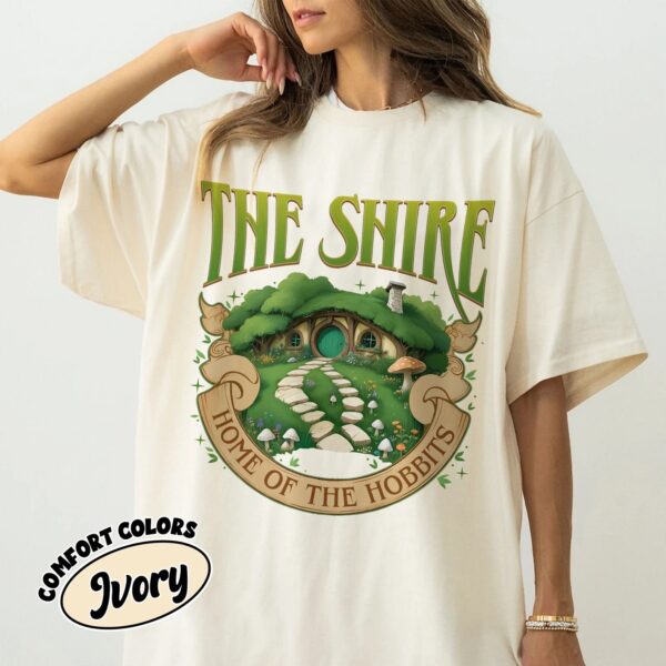 LOTR The Shire Retro Shirt, Lord of The Rings The Fellowship Of The Ring Vintage Shirt