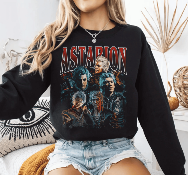 Streetwear Astarion Baldurs Gate 3 Sweatshirt, Gift For Women and Man Unisex T-Shirt, Baldurs Gate 3 Shirt, Girl Dinner Sweatshirt