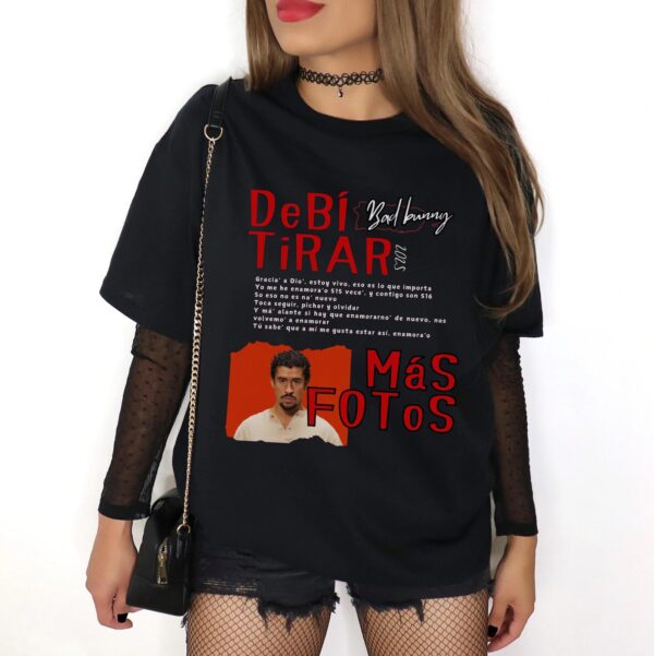 Bad Bunny Debi Tirar Mas Fotos Vintage Shirt, Hip Hop DTMF Album Rapper Retro Sweatshirt