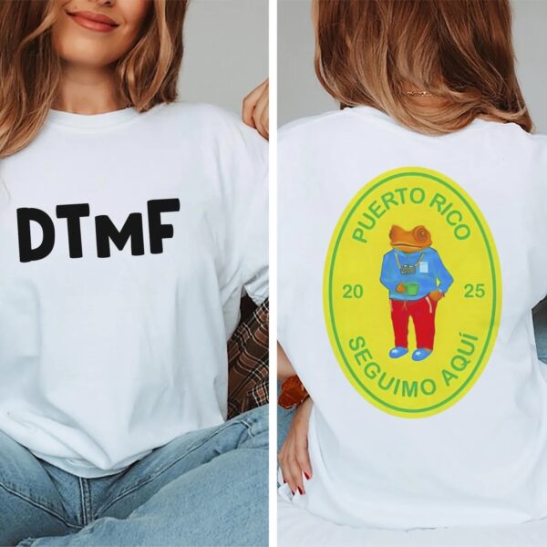 Frog Bad Bunny Debi Tirar Mas Fotos 2 Sides Vintage Shirt, Hip Hop DTMF Album Rapper Retro Sweatshirt