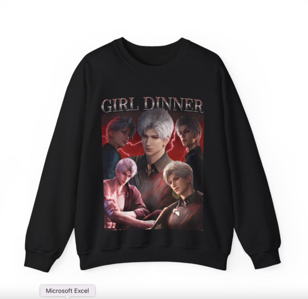 Sylus Girl Dinner Unisex Sweatshirt, Love and Deepspace Merch, Otome Game