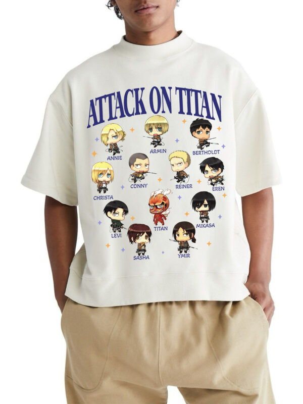 Attack On Titan Chibi Version Characters Shirt