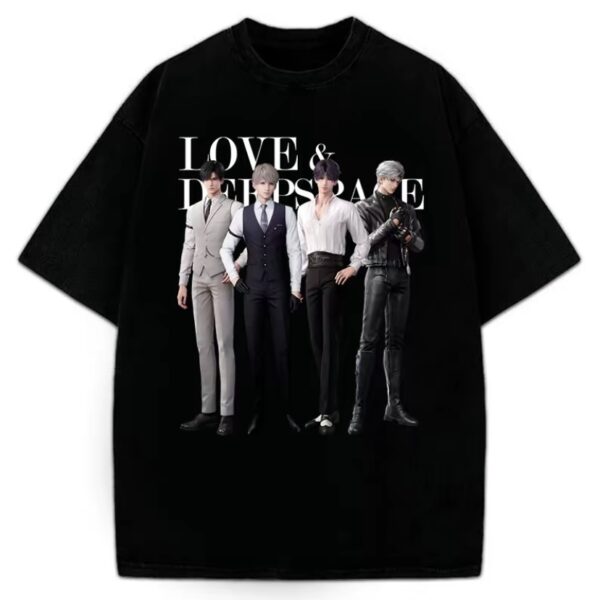 Love and Deepspace Dating Game Unisex T-shirt, LADS Merch, Zayne Sylus Caleb Love and Deespace Shirt, LADS Otome Game