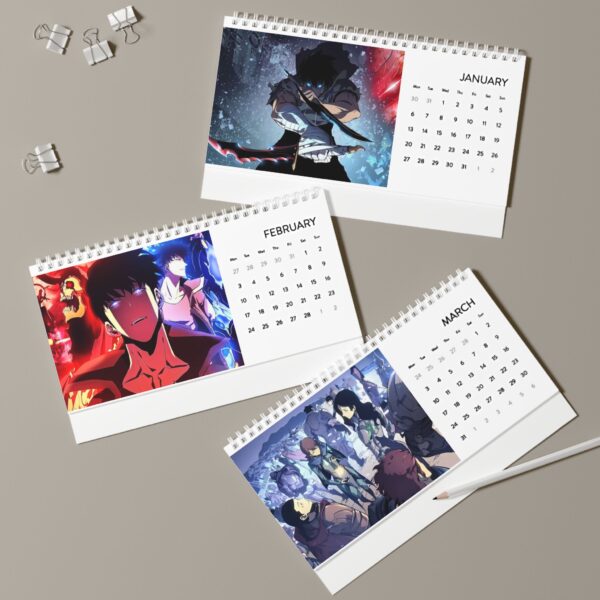 Solo Leveling Sung Jinwoo Army And Characters Calendar