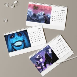 Solo Leveling Sung Jinwoo Army And Characters Calendar