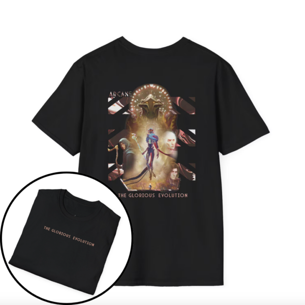 Viktor Glorious Evolution Unisex T-Shirt, Arcane 2 Sides Graphic Tee, Magical League of Legends Shirt, Mystical Apparel, Occult Clothing Gift