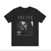 Vi Arcane Shirt, Edgy Girl Violet Sweatshirt, Vintage Arcane Streetwear