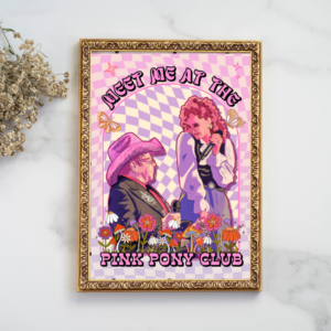 Chappell and Elton Pink Pony Club Poster, Chappell Roan Poster, Midwest Princess Poster, Wall Decor