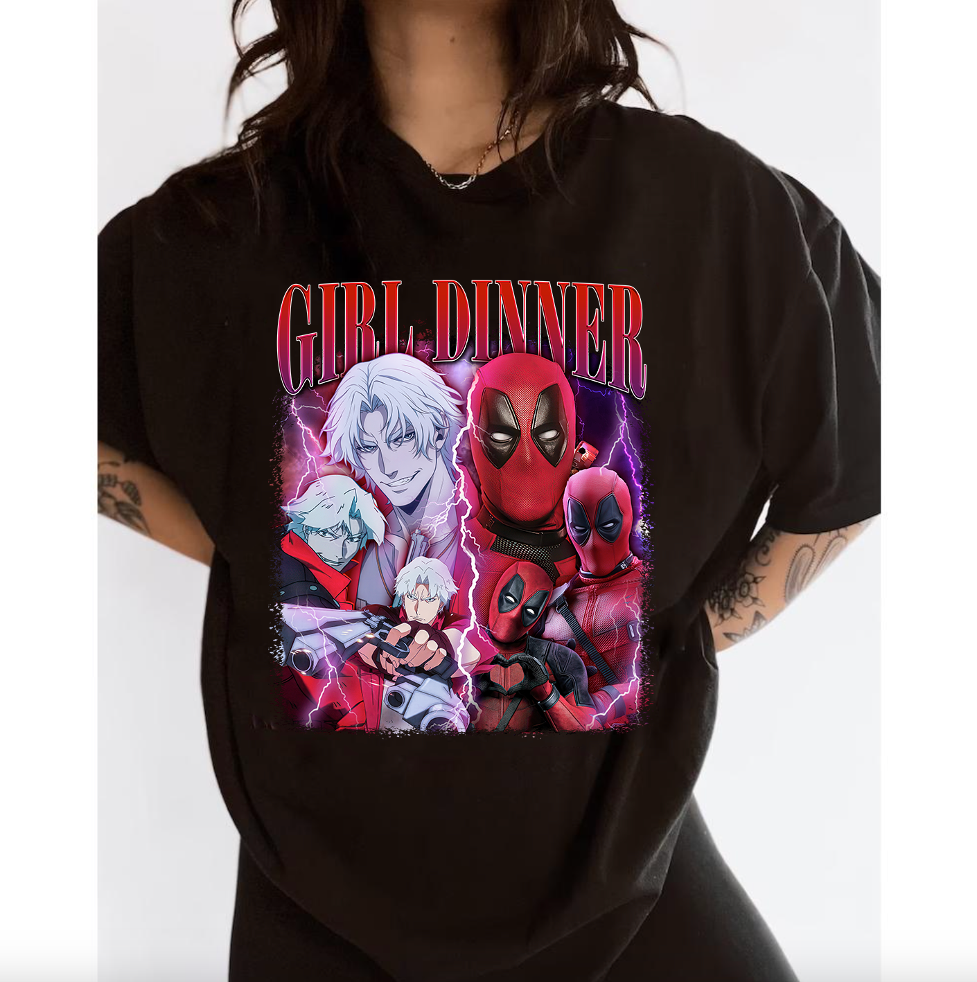 Girl Dinner Dante De/adpool Shirt, Dante Devil May Cry Shirt Girl Dinner Dante De/adpool Shirt, Dante Devil May Cry Shirt
