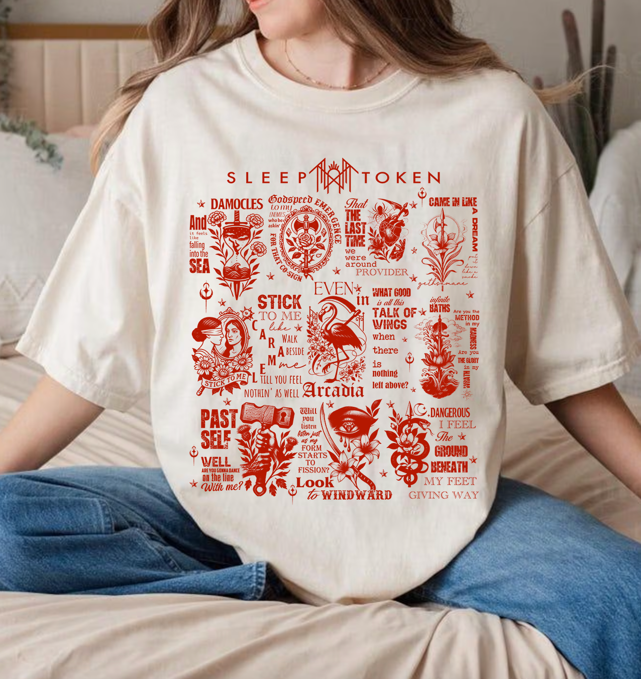 Sleep Token Tracklist Even In Arcadia Shirt Sleep Token Tracklist Even In Arcadia Shirt