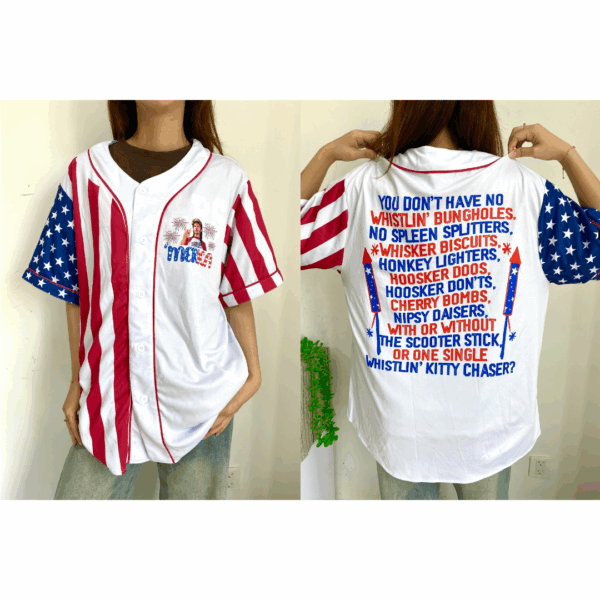 Joe Dirt Merica 4th Of July Baseball Jersey Shirt
