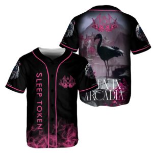 Sleep Token Flamigo Even in Arcadia Jersey, Rock Band Merch, Sleep Token Merch