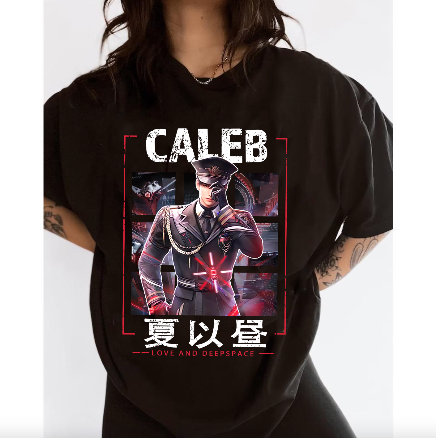 Caleb Love and Deepspace T-Shirt, Gift for Anime Fans, Otome Game Shirt Caleb Love and Deepspace T-Shirt, Gift for Anime Fans, Otome Game Shirt