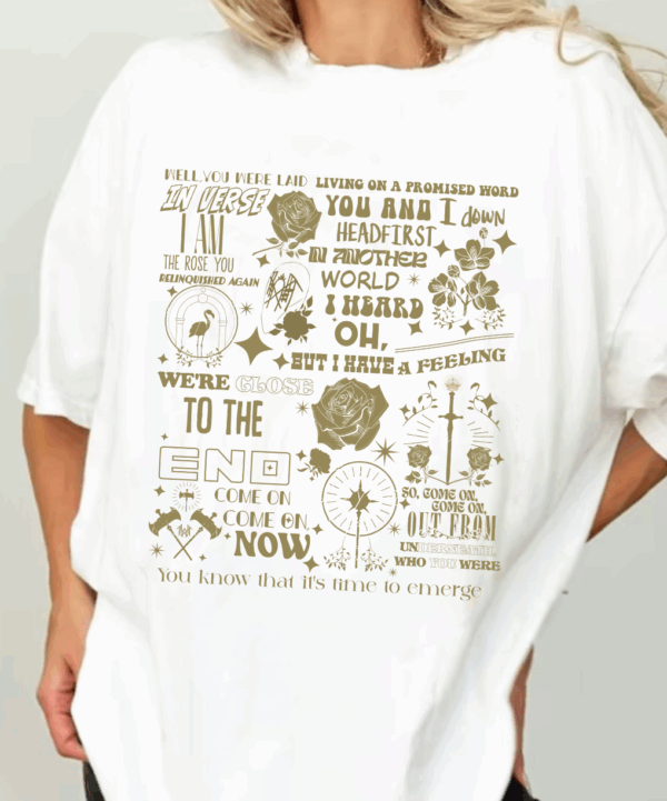 Sleep Token Emergence Lyrics Retro Shirt, Sleep Token Even in Arcadia Tour 2025 Shirt, Rock Band Concert Tour Merch