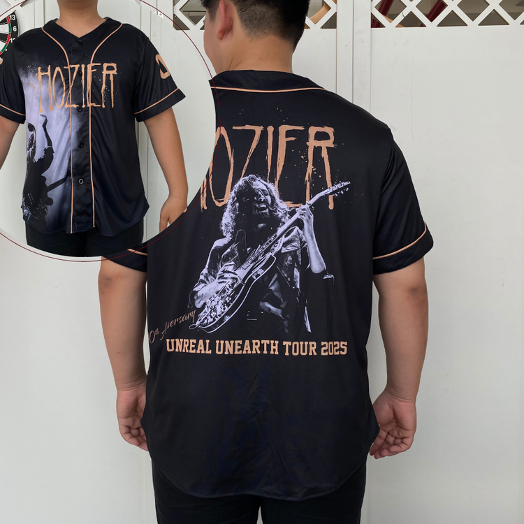 HOZIER | Tour Baseball Premium Jersey Shirt HOZIER | Tour Baseball Premium Jersey Shirt