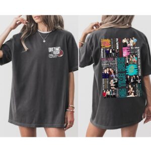 Retro Big Time Rush Text Tour 2 Sides Shirt,Big Time Rush Tour 2025 Shirt