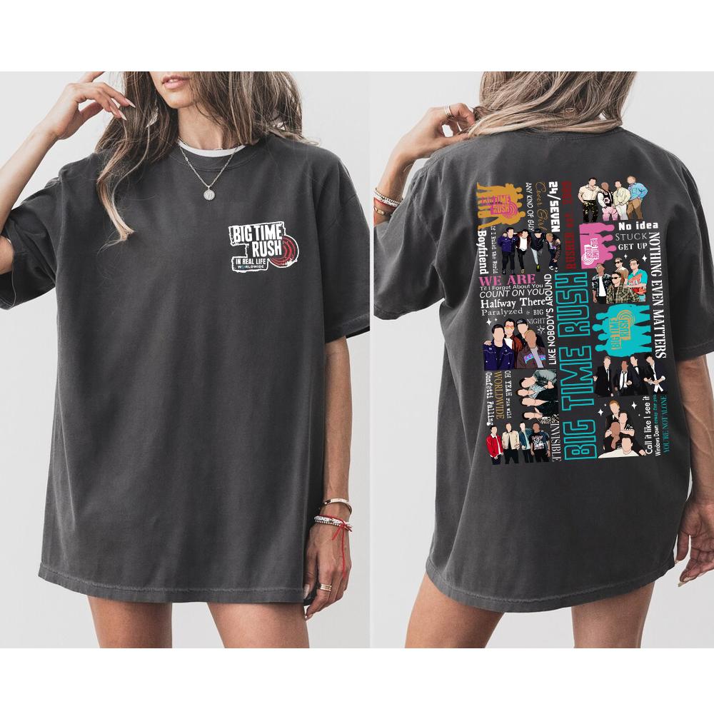 Retro Big Time Rush Text Tour 2 Sides Shirt,Big Time Rush Tour 2025 Shirt Retro Big Time Rush Text Tour 2 Sides Shirt,Big Time Rush Tour 2025 Shirt