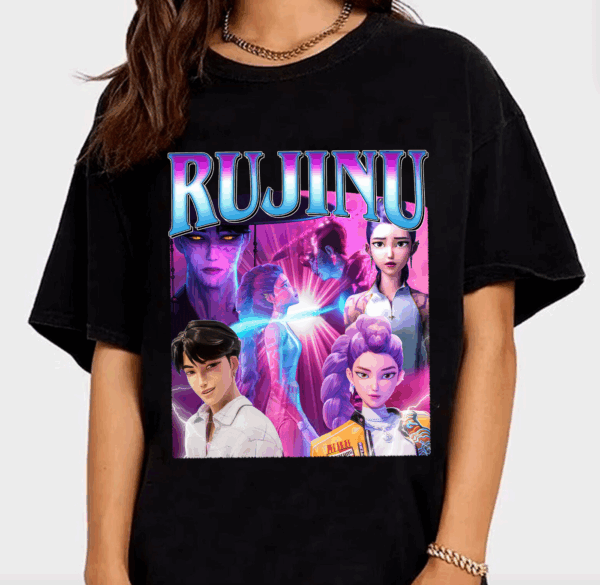 Jinu Rumi Kpop Demon Hunters Tee, Rujinu KDH Shirt, Kpop Demon Hunters Shirt