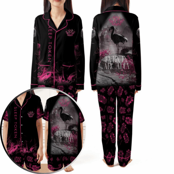 Sleep Token Pajamas Set, Short / LONG Sleeve Top, Even in Arcadia Pajamas