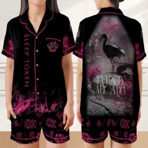 Sleep Token Pajamas Set, Short / LONG Sleeve Top, Even in Arcadia Pajamas