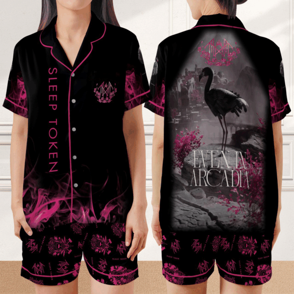 Sleep Token Pajamas Set, Short / LONG Sleeve Top, Even in Arcadia Pajamas