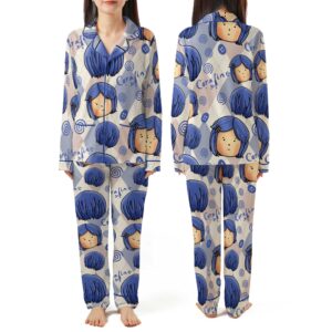 Coraline Movie Pajamas Set, Short / LONG Sleeve Top