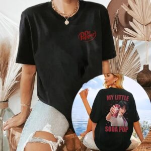[CUSTOM DRINK] Jinu Dr Pepper Shirt, Kpop Saja Boys Shirt, Saja Boys Fan Gifts, Kpop Demon Hunters Shirt, Demon Hunters Merch, Kpop Huntrix Pin Shirt