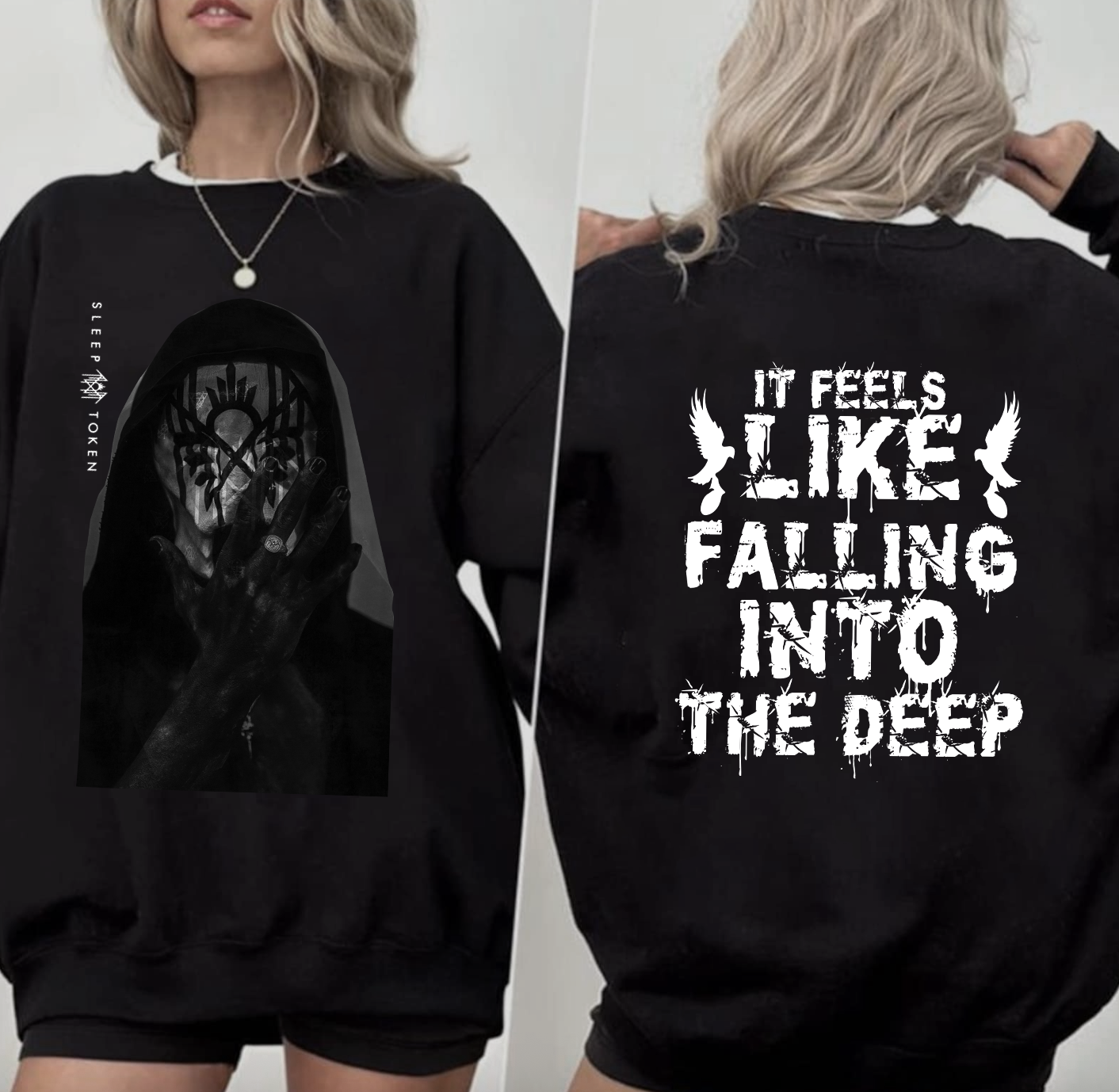 Sleep Token Damocles 2 Sides Shirt, It Feel Shirt, Rock Band Merch Sleep Token Damocles 2 Sides Shirt, It Feel Shirt, Rock Band Merch