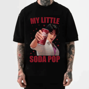 Jinu Dr Pepper Shirt, My Little Soda Pop Jinu Shirt, Saja Boys Shirt, Kpop Demon Hunters Merch