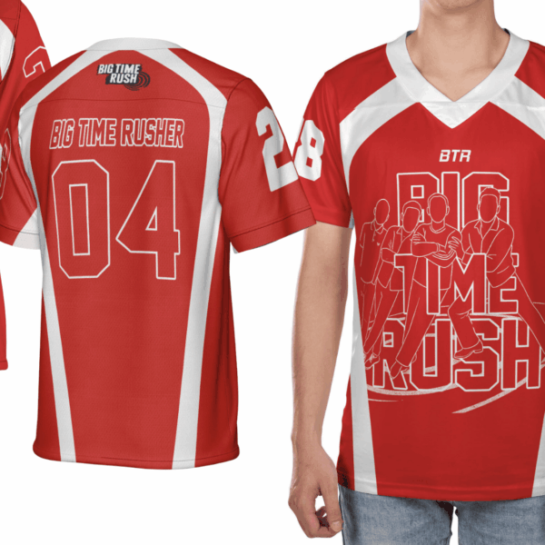 Big Time Rush Football Jersey Shirt (Customizable)