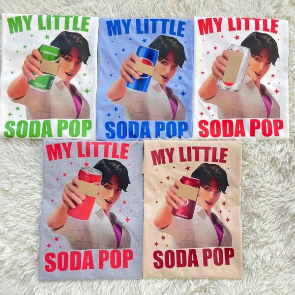 [CUSTOM DRINK] Jinu Dr Pepper Shirt, My Little Soda Pop Jinu Shirt, Saja Boys Shirt, Kpop Demon Hunters Merch