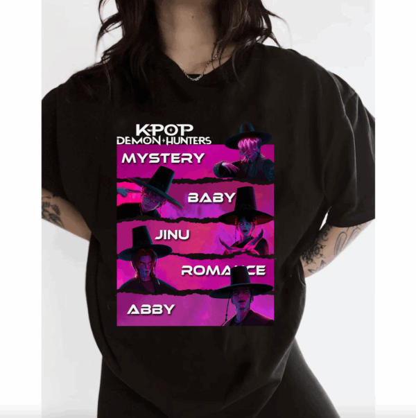 Saja Boys Characters Shirt, Kpop Demon Hunters Shirt, Saja Boys Band Shirt
