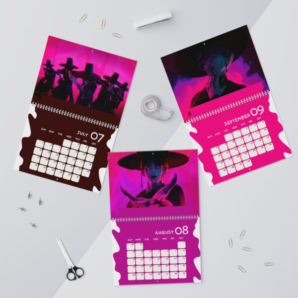 Saja Boys Calendar | 2026 Calendar | Jinu Abby Romance  | Gift for Daughter | Saja Boys | Kpop Hunters