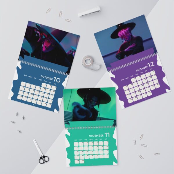 Saja Boys Calendar | 2026 Calendar | Jinu Abby Romance  | Gift for Daughter | Saja Boys | Kpop Hunters