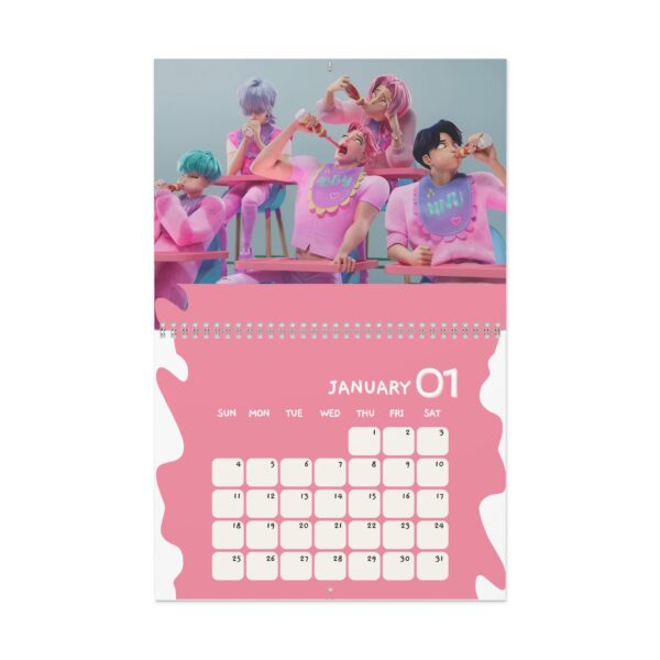 Saja Boys Calendar | 2026 Calendar | Jinu Abby Romance  | Gift for Daughter | Saja Boys | Kpop Hunters