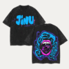 (all printed) Jinu 2 Sides Washed Shirt, Kpop Demon Hunters Shirt