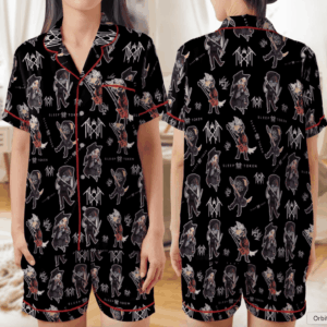 Sleep Token Chibi Pajamas Vintage Set, Short / LONG Sleeve Top