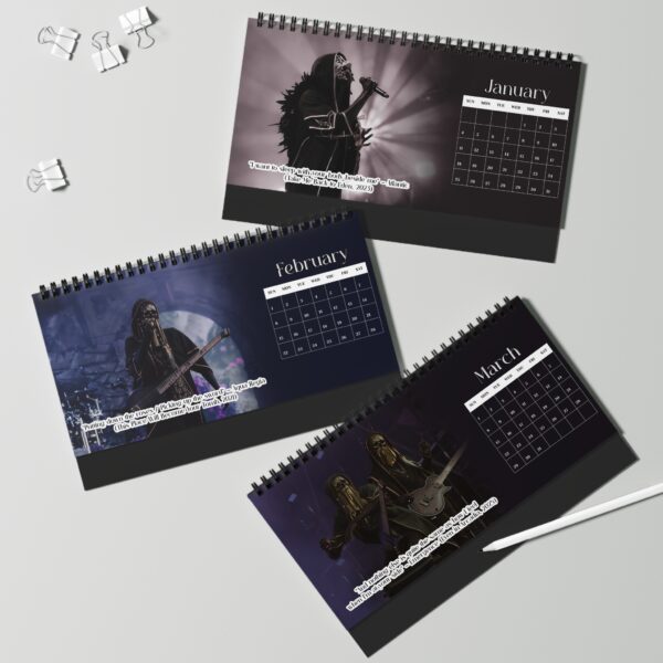 Sleep Token Desktop Calendar | 2026 Calendar | DeskTop Calendar