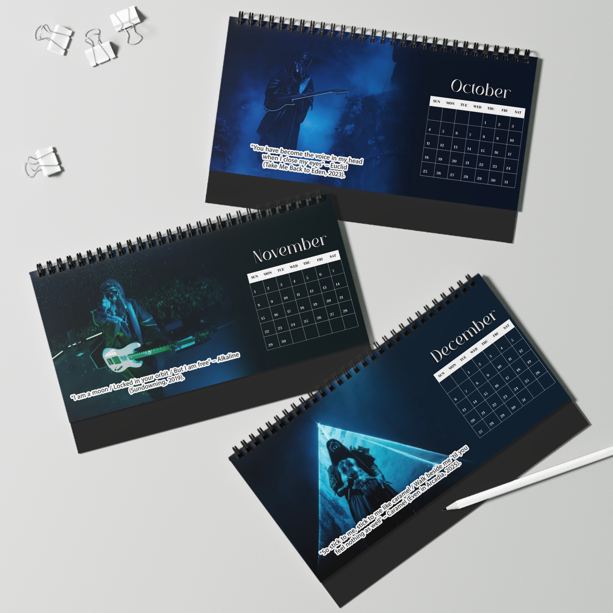 Sleep Token Desktop Calendar | 2026 Calendar | DeskTop Calendar Sleep Token Desktop Calendar | 2026 Calendar | DeskTop Calendar