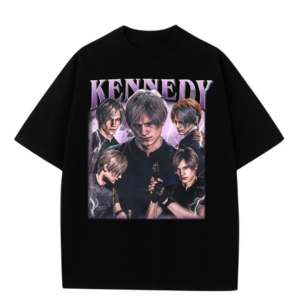 Leon S Kennedy Shirt, Vintage Resident 4 Game Shirt