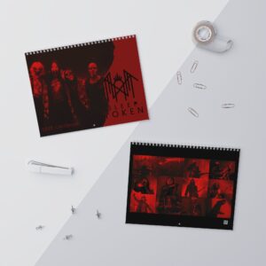 Red Gothic Sleep Token Calendar, Sleep Token 2026 Calendar