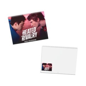 Heated Rivalry Gay Romance Hockey 2026 Wall Calendar