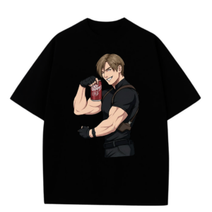 Leon S Kennedy Dr Pepper Shirt, Resident Evil Requiem Game Shirt