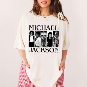 Michael Jackson King of Pop Shirt, Album Timeline Graphic Tee, Retro Music Legend