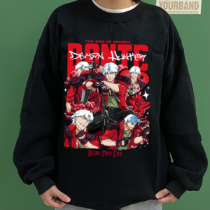 Devil May Cry Dante Girl Dinner Shirt, DMC Anime Game Tee