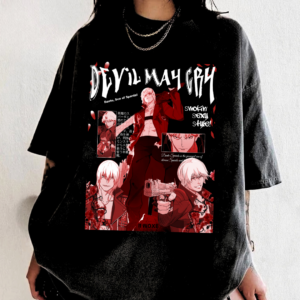 Devil May Cry Dante Shirt DMC Anime Shirt