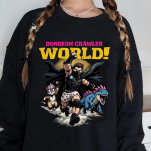 Dungeon Crawling Game Shirt, Sci-Fi Meme Pixel Tee, Carl Princess