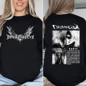 DMC Doubled Side Shirt Dante Devil May Cry Shirt